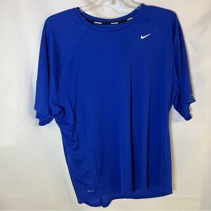 Nike Men's Blue Dri-FIT Running Shirt 3X Athletic Exercise Activewear